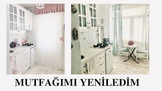 MUTFAĞIMI YENİLEDİK  MUTFAĞIMIN YENİ HALİ