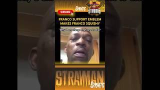 DONT USE SUPPORT EMBLEM ON FRANCO #mobilelegends #strawman #mlbb #francohook #helcurt