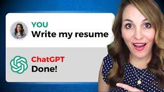 Write Your Resume In SECONDS With ChatGPT - 7 PROVEN PROMPTS REVEALED