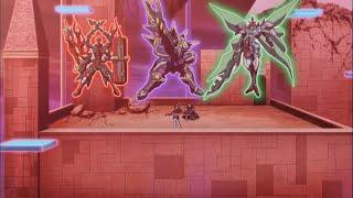 Yugioh Arc-V. Reji summons the 3 DDD High Kings