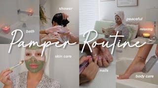 RELAXING SELF CARE DAY 2023 🫧 Pamper Routine Sunday Reset Feminine Hygiene *aesthetic*