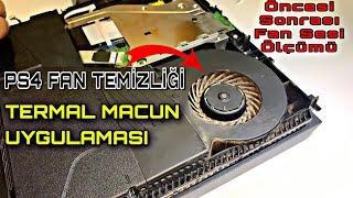 PS4 FAT KASA FAN TEMİZLİĞİ & TERMAL MACUN UYGULAMASI