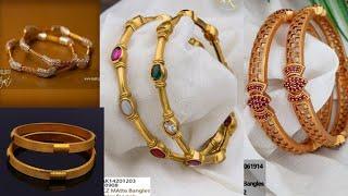 Simple Daily Wear  gold Bangles designs   By Beauty of Anything