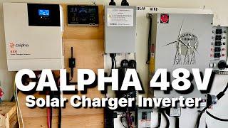CALPHA 5KW Solar Charger Inverter 48V Pure Sine Wave All-in-One Inverter with 80A MPPT Controller