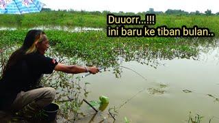 Pecah Suasana Air yg tenang berubah seketika di saat ikan memberontak