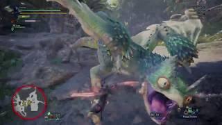 Monster Hunter World Beta  Me vs Great Jagras vs Pukei-Pukei