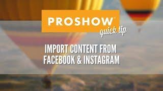 Import Content from Social Platforms