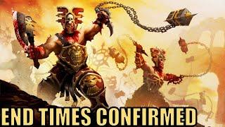 END TIMES CONFIRMED - Khorne Ogre Kingdoms & Greenskins DLC Campaign News - Total War Warhammer 3