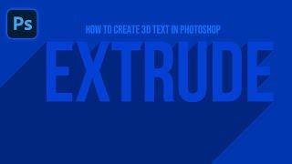 Photoshop Tutorial  How to Create 3D Text and  Long Shadow Effect