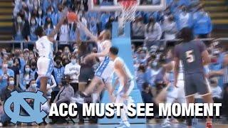 UNCs Brady Manek & Leaky Black Block The Same Shot  ACC Must See Moment