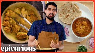 How a Michelin Star Indian Chef Makes Chicken Curry at Home  Passport Kitchen  Epicurious