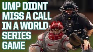 Umpire calls a perfect game in the World Series a breakdown
