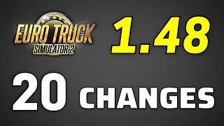 RELEASED ETS2 1.48 Full Version  All 20 Changes - Changelog of New Update Euro Truck Simulator 2