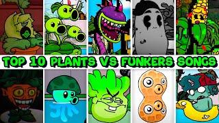 Top 10 Plants VS Funkers Songs - Friday Night Funkin