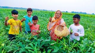 এইভাবে ভেন্ডি ভাজলে শুধু এই দিয়েই এক থালা ভাত খাওয়া হয়ে যাবে 