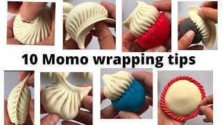 how to wrap momo  10 styles momo wrapping tips