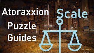 Atoraxxion Puzzle Guides Scale  Balance