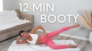 12 MIN BOOTY WORKOUT  Sculpting Pilates Knee Friendly & No Squats