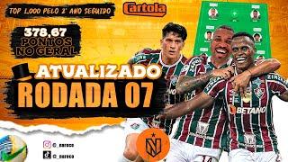 TIME ATUALIZADO RODADA CARTOLA FC 2024 RODADA 7 - QUAL O MELHOR TRIO DE ATAQUE PRA CONFIAR ?