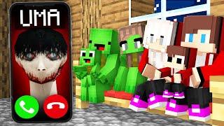 How UMA Called JJ and Mikey Family - in Minecraft Maizen