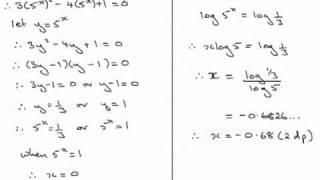Logarithmic  Equations  Eg 4