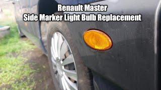 Renault Master Side Marker Light Bulb Replacement W5W