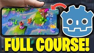 How to MAKE GAMES in MOBILE with Godot Full Course