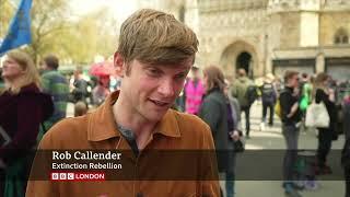 BBC News London  22 April 2023  Extinction Rebellion UK