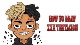 how to draw xxxtentacion step by step easy
