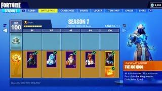 *NEW* SEASON 7 BATTLE PASS TIER 100 SKIN UNLOCKED FORTNITE SEASON 7 BATTLE PASS SKINS SHOWCASE