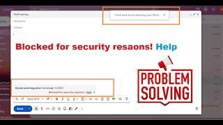 How To Solve Blocked for security reasons Help in Gmail  Send .zip .rar .exe file through Gmail