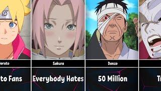 Most Hated NarutoBoruto Characters