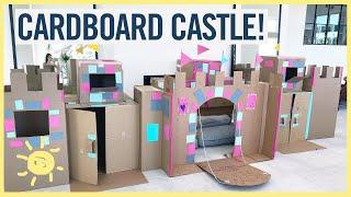 PLAY  CARDBOARD CASTLE w DRAWBRIDGE