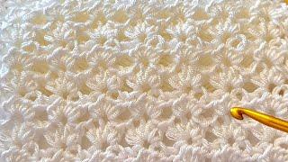 NEW Design Easy Crochet For Beginners  How to Crochet Baby Blanket Cardigan Tunic Shawl