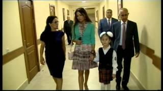 Mehriban Aliyeva attended Special Boarding School for children with restricted health condition