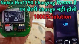 Nokia 150RM1190 Charging But Battery Not Store 1000%Solution Nokia 150 में चार्जिंग Not Save solv