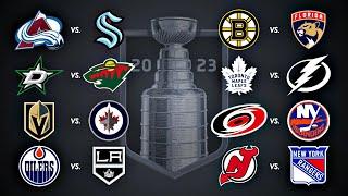 2023 Stanley Cup Playoffs  Round 1  Every Goal