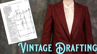 The Secrets of Drafting Patterning a 1920s Mens Coat