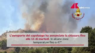 Incendi in Sicilia notte di paura nel palermitano