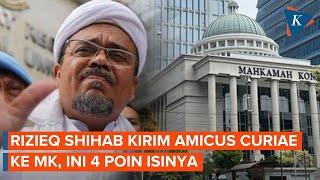 Ini 4 Poin Isi Amicus Curiae yang Dikirim Rizieq Shihab ke MK