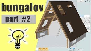 Bungalov Ev Tasarımı  Üçgen Ev Çizimi  Moi3D ile Bungalov Ev Yapımı  Part2  Bungalow Design