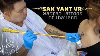 Sak Yant VR Documentary - Sacred Tattoos of Thailand Part 1 - Ajarn Noo - VR 180 3D