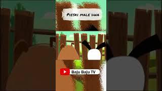 Pieski male dwa  kanał dla dzieci Baju Baju TV  #szort