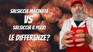 SALSICCIA MACINATA VS SALSICCIA A PEZZI LE DIFFERENZE ️