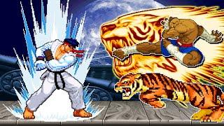 ICE POWER RYU VS SAGAT THE NEW GREATEST FIGHT YOULL SEE IN YOUR LIFE