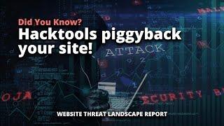 Hacktools piggyback your site  #websitesecurity #threatreport #sucurisecurity