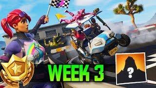 Get FREE Battle Pass Tier Week 3 Hidden Battlestar Location Secret Road Trip #3