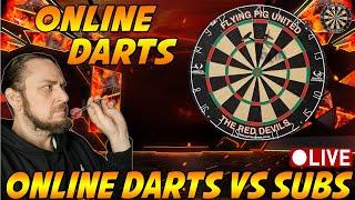 DARTS VS SUBSCRIBERS LIVE  FLYING PIG DARTS #darts