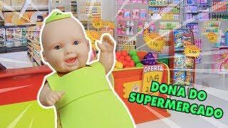 MEGIE VIRA DONA DE SUPERMERCADO POR UM DIA LillyDoll