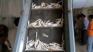 Cigarette tobacco recoveryreclaiming machine